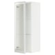 SEKTION Gabin pared 1 puerta vidrio c/ ests, blanco/Hejsta Vidrio transparente blanco, 38x37x102 cm