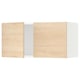 SEKTION Gabin pared 2 puertas c/ estantes, blanco/Askersund efecto fresno claro, 76x37x38 cm