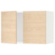 SEKTION Gabin pared 2 puertas c/ estantes, blanco/Askersund efecto fresno claro, 76x37x51 cm