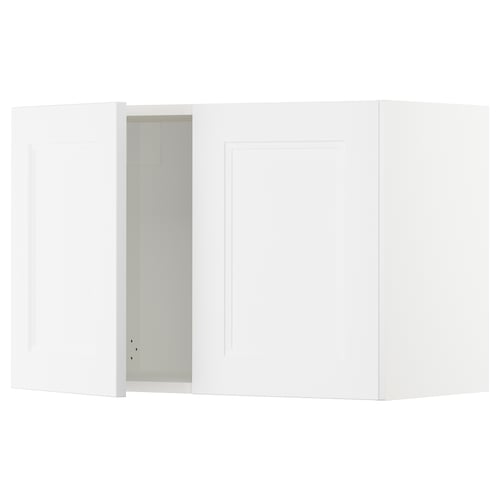 SEKTION Gabin pared 2 puertas c/ estantes, blanco/Axstad blanco mate, 76x37x51 cm