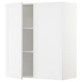 SEKTION Gabin pared 2 puertas c/ estantes, blanco/Axstad blanco mate, 91x37x102 cm