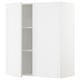 SEKTION Gabin pared 2 puertas c/ estantes, blanco/Axstad blanco mate, 91x37x102 cm