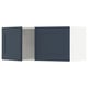 SEKTION Gabin pared 2 puertas c/ estantes, blanco Axstad/mate azul, 91x37x38 cm