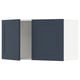 SEKTION Gabin pared 2 puertas c/ estantes, blanco Axstad/mate azul, 91x37x51 cm