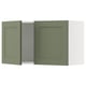 SEKTION Gabin pared 2 puertas c/ estantes, blanco/Axstad verde grisáceo, 91x37x51 cm