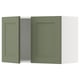 SEKTION Gabin pared 2 puertas c/ estantes, blanco/Axstad verde grisáceo, 76x37x51 cm