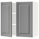 SEKTION Gabin pared 2 puertas c/ estantes, blanco/Bodbyn gris, 76x37x76 cm