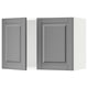 SEKTION Gabin pared 2 puertas c/ estantes, blanco/Bodbyn gris, 76x37x51 cm
