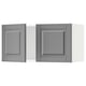 SEKTION Gabin pared 2 puertas c/ estantes, blanco/Bodbyn gris, 76x37x38 cm
