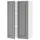 SEKTION Gabin pared 2 puertas c/ estantes, blanco/Bodbyn gris, 61x37x102 cm