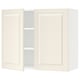 SEKTION Gabin pared 2 puertas c/ estantes, blanco/Bodbyn hueso, 91x37x76 cm