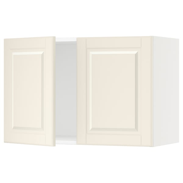 SEKTION Gabin pared 2 puertas c/ estantes, blanco/Bodbyn hueso, 76x37x51 cm