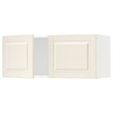 SEKTION Gabin pared 2 puertas c/ estantes, blanco/Bodbyn hueso, 91x37x38 cm