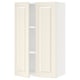 SEKTION Gabin pared 2 puertas c/ estantes, blanco/Bodbyn hueso, 61x37x102 cm