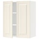 SEKTION Gabin pared 2 puertas c/ estantes, blanco/Bodbyn hueso, 61x37x76 cm