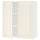 SEKTION Gabin pared 2 puertas c/ estantes, blanco/Bodbyn hueso, 91x37x102 cm