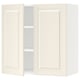 SEKTION Gabin pared 2 puertas c/ estantes, blanco/Bodbyn hueso, 76x37x76 cm