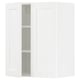 SEKTION Gabin pared 2 puertas c/ estantes, blanco Enköping/blanco efecto madera, 61x37x76 cm