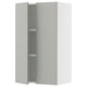 SEKTION Gabin pared 2 puertas c/ estantes, blanco/Havstorp gris claro, 61x37x102 cm