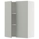SEKTION Gabin pared 2 puertas c/ estantes, blanco/Havstorp gris claro, 76x37x102 cm