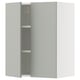 SEKTION Gabin pared 2 puertas c/ estantes, blanco/Havstorp gris claro, 61x37x76 cm