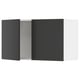 SEKTION Gabin pared 2 puertas c/ estantes, blanco/Nickebo Carbón mate, 91x37x51 cm