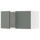 SEKTION Gabin pared 2 puertas c/ estantes, blanco/Nickebo Verde grisáceo mate, 76x37x38 cm