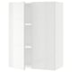 SEKTION Gabin pared 2 puertas c/ estantes, blanco/Ringhult blanco, 76x37x102 cm