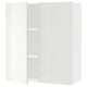 SEKTION Gabin pared 2 puertas c/ estantes, blanco/Ringhult blanco, 91x37x102 cm