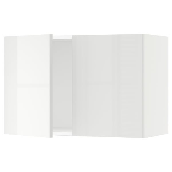 SEKTION Gabin pared 2 puertas c/ estantes, blanco/Ringhult blanco, 76x37x51 cm