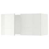 SEKTION Gabin pared 2 puertas c/ estantes, blanco/Ringhult blanco, 76x37x38 cm