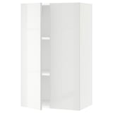 SEKTION Gabin pared 2 puertas c/ estantes, blanco/Ringhult blanco, 61x37x102 cm