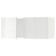 SEKTION Gabin pared 2 puertas c/ estantes, blanco/Ringhult blanco, 91x37x38 cm