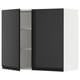 SEKTION Gabin pared 2 puertas c/ estantes, blanco/Upplöv Carbón mate, 91x37x76 cm