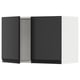 SEKTION Gabin pared 2 puertas c/ estantes, blanco/Upplöv Carbón mate, 76x37x51 cm