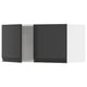 SEKTION Gabin pared 2 puertas c/ estantes, blanco/Upplöv Carbón mate, 76x37x38 cm