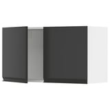 SEKTION Gabin pared 2 puertas c/ estantes, blanco/Upplöv Carbón mate, 91x37x51 cm