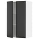 SEKTION Gabin pared 2 puertas c/ estantes, blanco/Upplöv Carbón mate, 61x37x102 cm