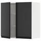 SEKTION Gabin pared 2 puertas c/ estantes, blanco/Upplöv Carbón mate, 76x37x76 cm