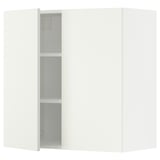 SEKTION Gabin pared 2 puertas c/ estantes, blanco/Vallstena blanco, 76x37x76 cm
