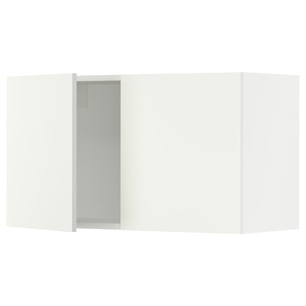 SEKTION Gabin pared 2 puertas c/ estantes, blanco/Vallstena blanco, 91x37x51 cm