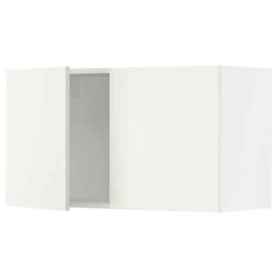 SEKTION Gabin pared 2 puertas c/ estantes, blanco/Vallstena blanco, 91x37x51 cm
