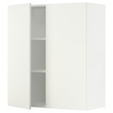 SEKTION Gabin pared 2 puertas c/ estantes, blanco/Vallstena blanco, 91x37x102 cm