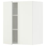 SEKTION Gabin pared 2 puertas c/ estantes, blanco/Vallstena blanco, 61x37x76 cm