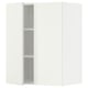 SEKTION Gabin pared 2 puertas c/ estantes, blanco/Vallstena blanco, 61x37x76 cm