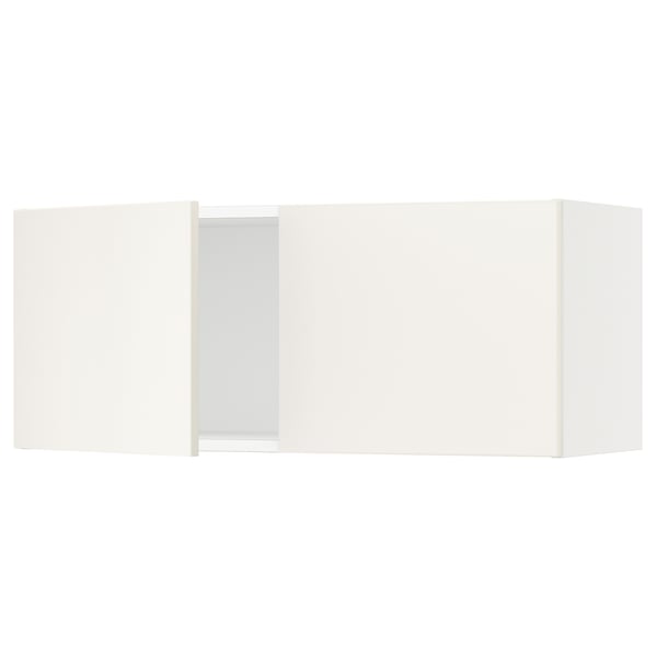 SEKTION Gabin pared 2 puertas c/ estantes, blanco/Veddinge blanco, 91x37x38 cm