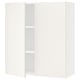 SEKTION Gabin pared 2 puertas c/ estantes, blanco/Veddinge blanco, 91x37x102 cm