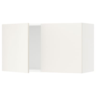 SEKTION Gabin pared 2 puertas c/ estantes, blanco/Veddinge blanco, 91x37x51 cm