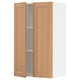 SEKTION Gabin pared 2 puertas c/ estantes, blanco/Vedhamn roble, 61x37x102 cm