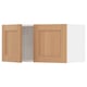 SEKTION Gabin pared 2 puertas c/ estantes, blanco/Vedhamn roble, 76x37x38 cm